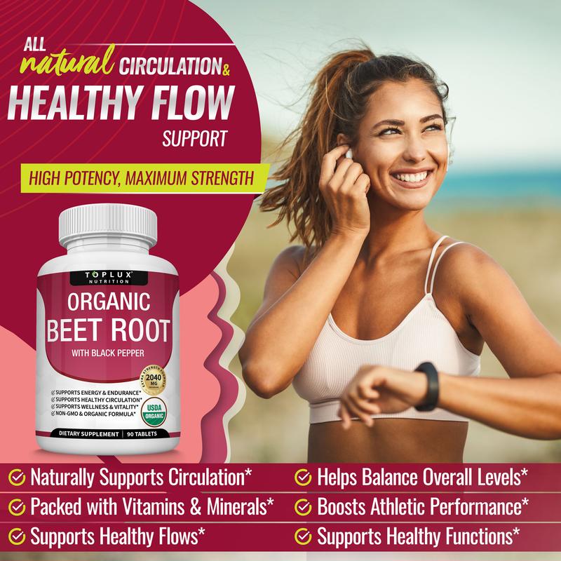 RootRise™ Organic Beet Root Tablets