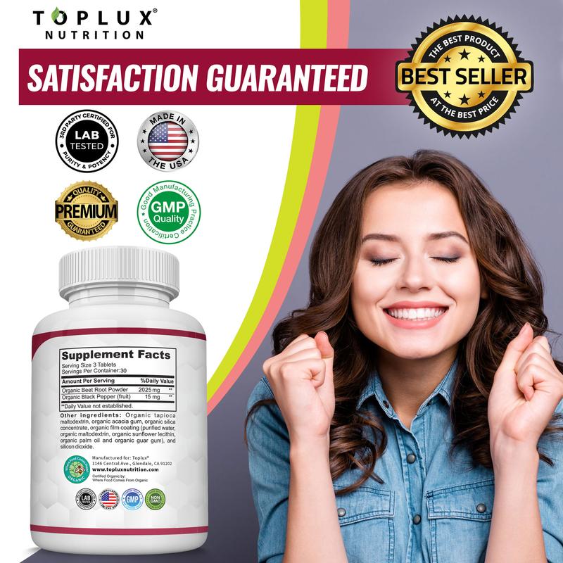 RootRise™ Organic Beet Root Tablets
