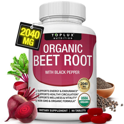 RootRise™ Organic Beet Root Tablets